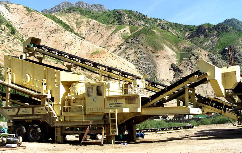 85-120t/h Mobile Gold Stone Crusher in Zimbabwe