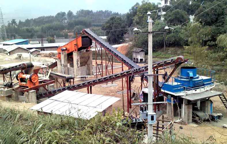 80t/h Silica Sand Making Plant in Papua New Guinea