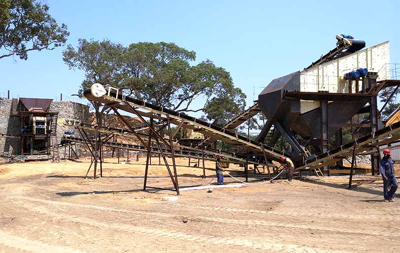 150-180t/h Stone Crusher in Nigeria