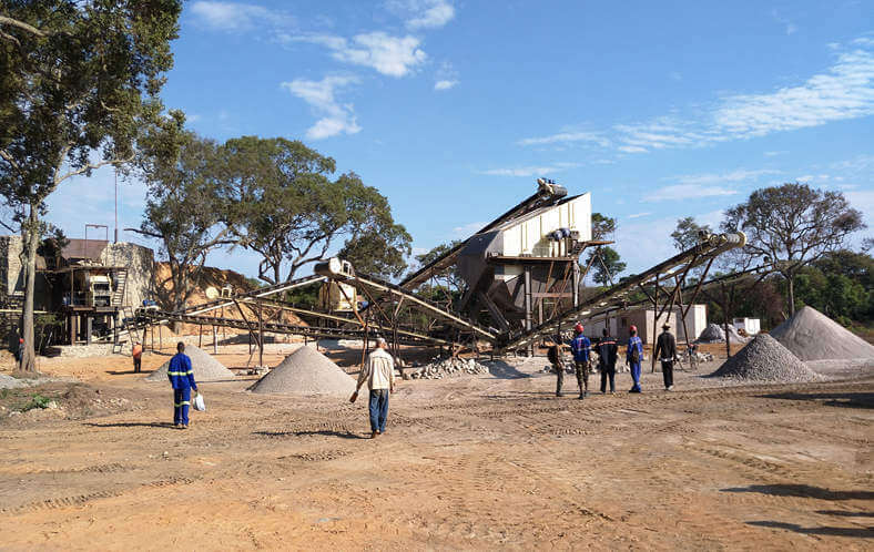 100-120t/h Stone Crusher in Rwanda