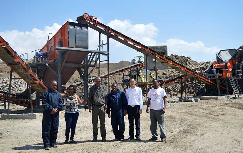 80-100t/h Stone Crusher in Botswana