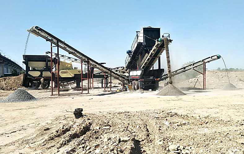 100-130t/h Mobile Crusher in Botswana