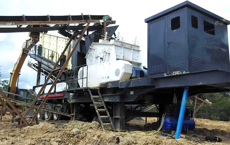 100t/h Mobile Crusher in Uzbekistan