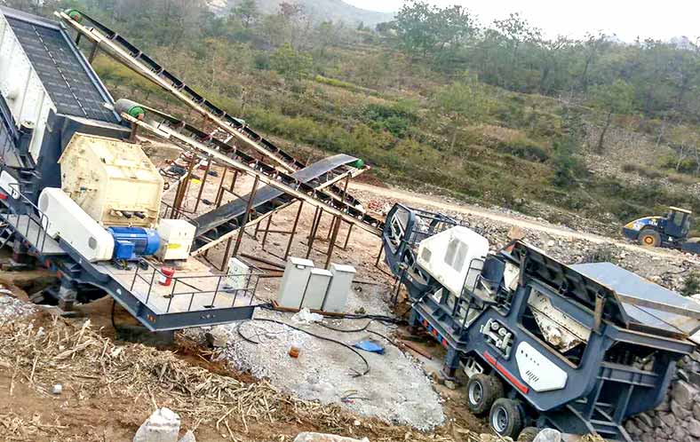 130-170t/h Mobile Crusher in Bangladesh