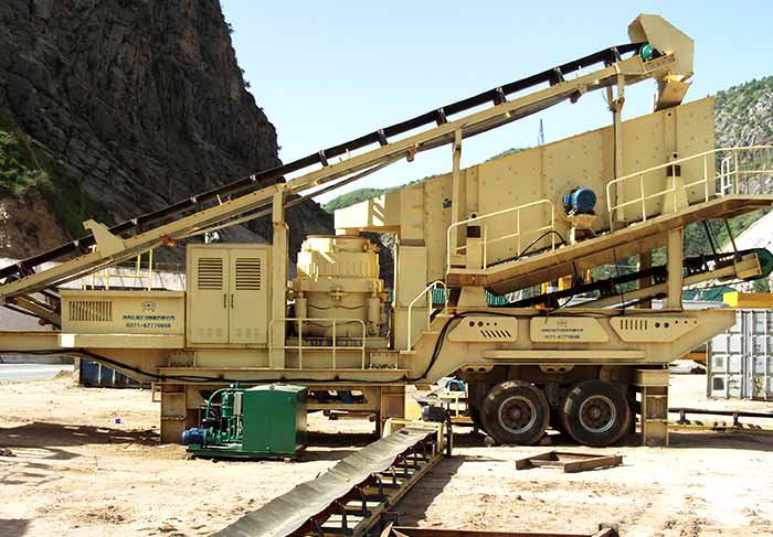 85-120t/h Mobile Gold Stone Crusher in Zimbabwe