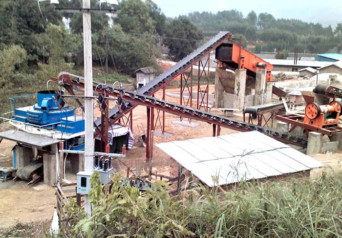 80t/h Silica Sand Making Plant in Papua New Guinea