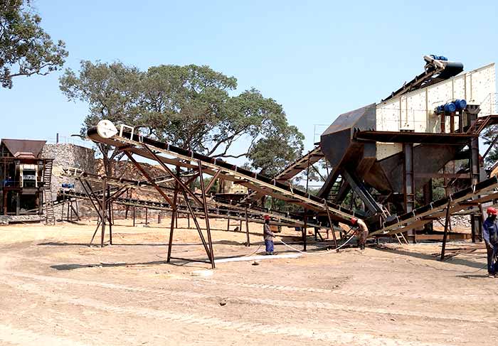 150-180t/h Stone Crusher in Nigeria