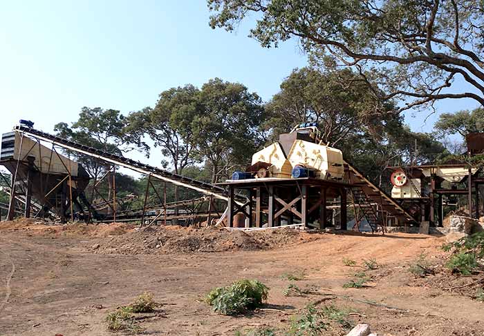 120-150t/h Stone Crusher in Ghana