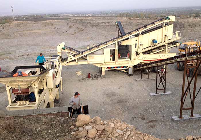 130-150t/h Mobile Crusher in Uganda