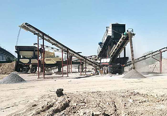 100-130t/h Mobile Crusher in Botswana