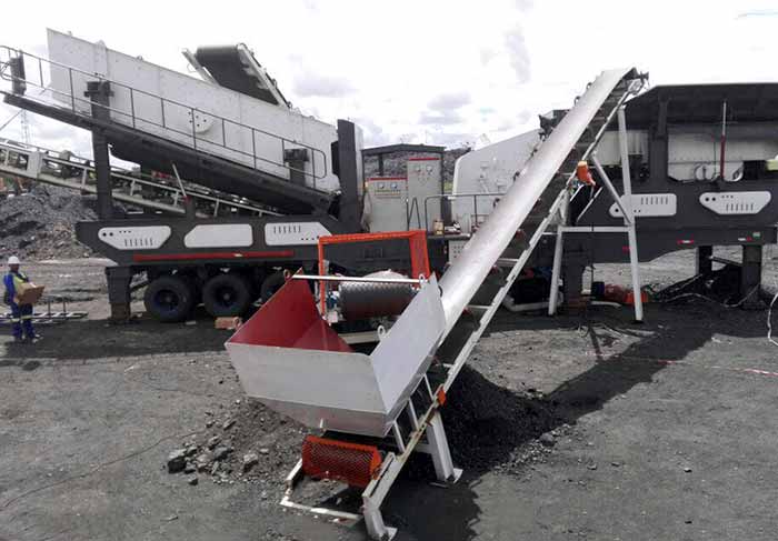 180-200t/h Mobile Crusher in Ghana